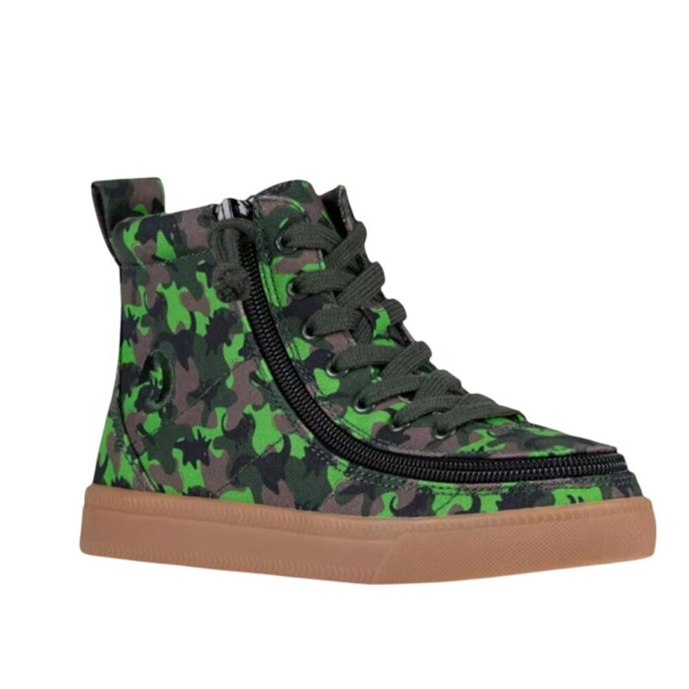 BILLY Footwear Toddler Kids High Top Sneakers US 8 M EU 24 Dark Green NIB